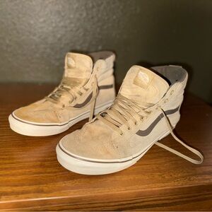 VANS SK8 HI MTE Tan Scotchgard 3M Suede, Men's Size 11.5